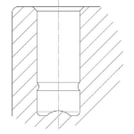 Afbeeldingen van DUB/REM50MM.RUBB.GRIJSGLY BOUTGAT40KG.