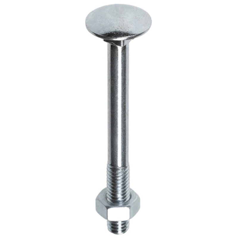 Afbeeldingen van Slotbout DIN603/555 M12x400 4.8 verzinkt