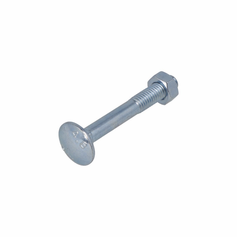 Afbeeldingen van Slotbout 4.6 verzinkt met moer M8x80