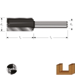 Afbeeldingen van HM Groeffrees met grondsnijder, GOLD-LINE, ø18x20x50, d2=8