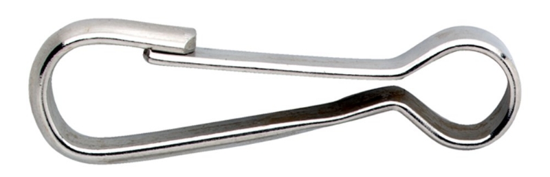 Afbeeldingen van Simplexhaak / DIN 5287 /  040 mm / vernikkeld