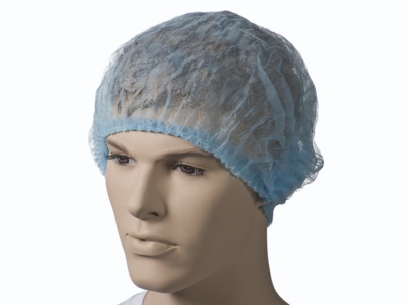 Afbeeldingen van Baret blauw, polypropyleen, wegwerp, Interclothing, 53 cm, a 100 stuk