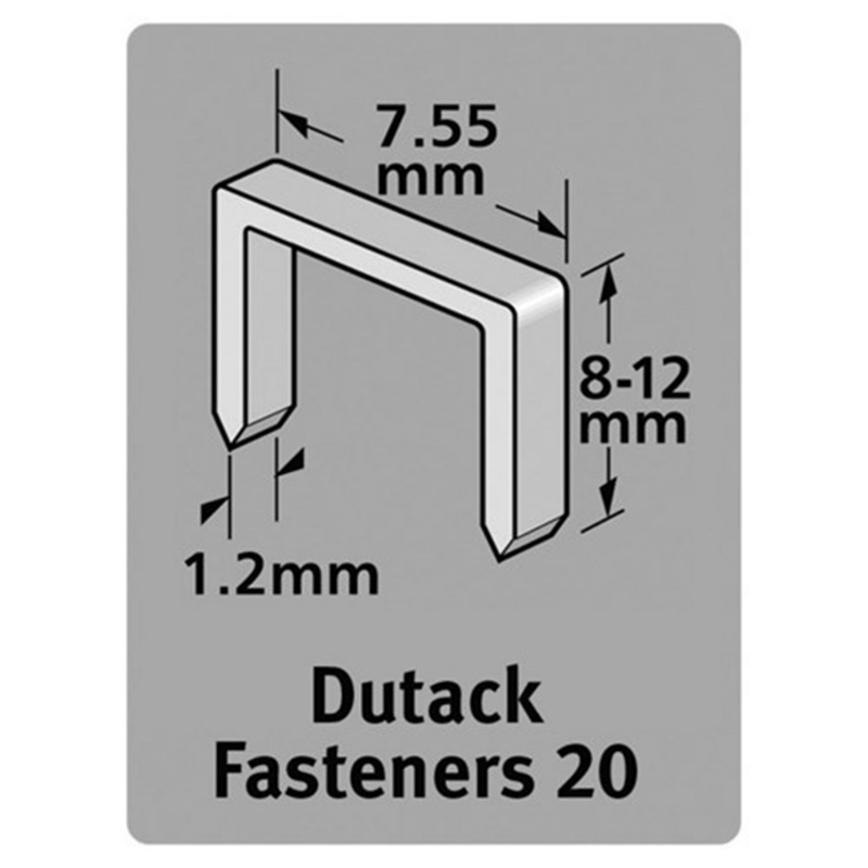 Afbeeldingen van Niet serie 20 cnk 12mm blister/1000 st.