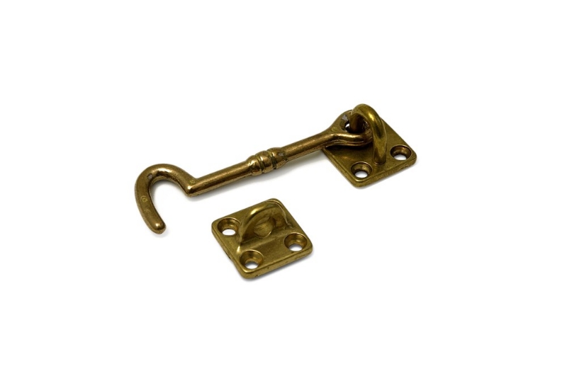 Afbeeldingen van Kajuithaak 150 mm mess. gepol.