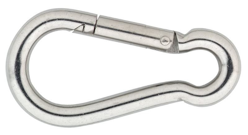 Afbeeldingen van Karabijnhaak 050x05mm RVS AISI 316