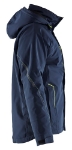 Afbeeldingen van Blåkläder/Lichtgewicht gevoerde winterjas 4-weg stretch/4484/Donker marineblauw/High vis geel/S
