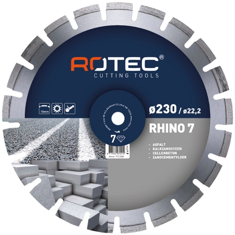 Afbeeldingen van Diamantzaagblad 'RHINO 7 / DA 3000', ø150x2,4xø22,2