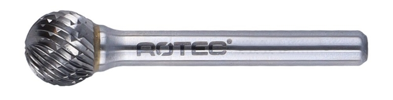 Afbeeldingen van HM-Stiftfrees, model D, Z6 / Kruisvertand / ø8x6x52xø6