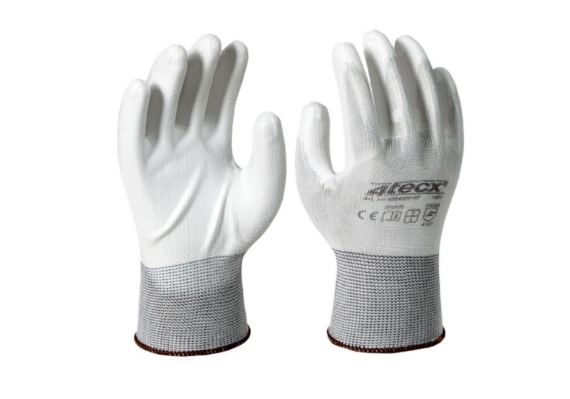 Afbeeldingen van 4Tecx Handschoen PU wit 3 paar maat 11