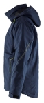 Afbeeldingen van Blåkläder/Lichtgewicht gevoerde winterjas 4-weg stretch/4484/Donker marineblauw/High vis geel/S
