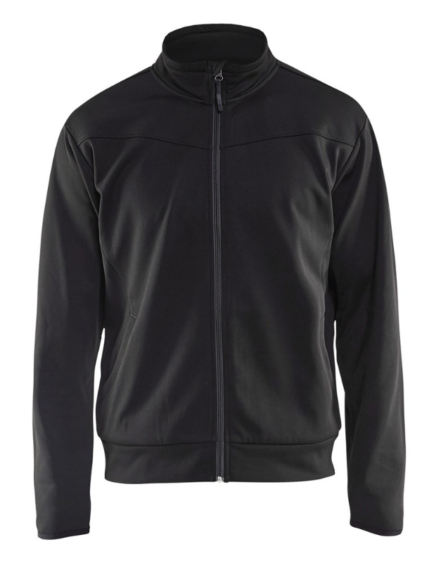 Afbeeldingen van Blåkläder/Service sweatshirt met rits/3362/Zwart/Donkergrijs/XL