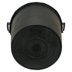 Afbeeldingen van Gripline-T Kuip 125 zwart, 2 handgrepen (65x54)