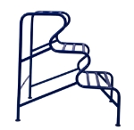 Afbeeldingen van Stukadoorsbankje ijzer 3 treden 670x430mm