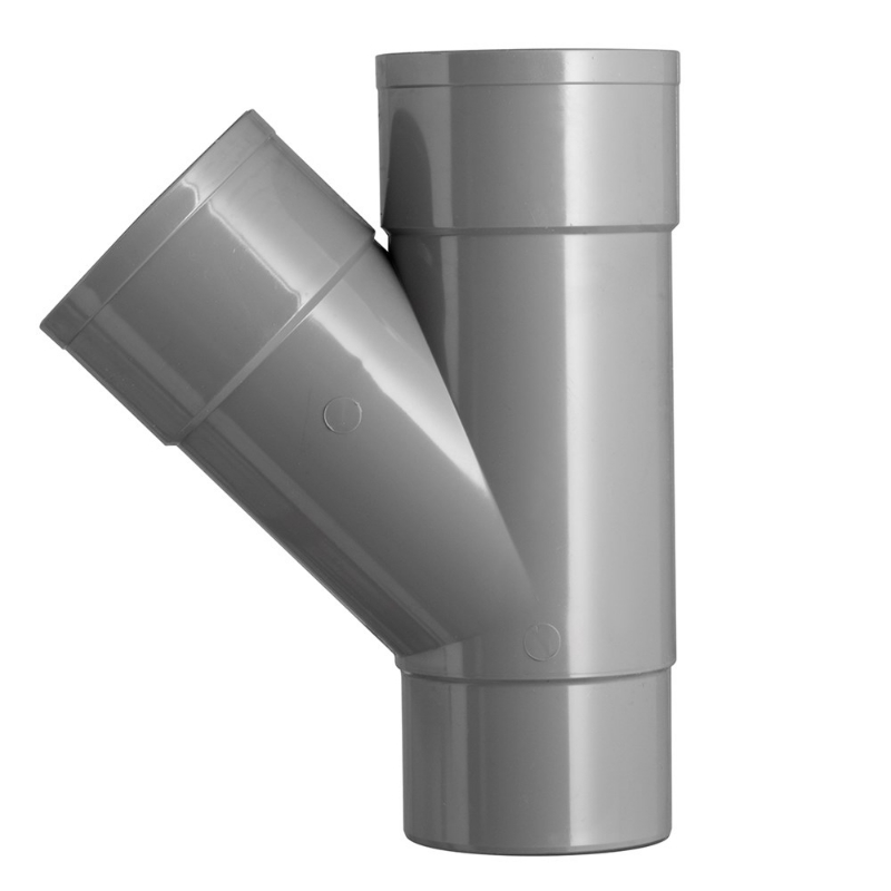 Afbeeldingen van 80x80 t-stuk hwa verj. 2xlm 45