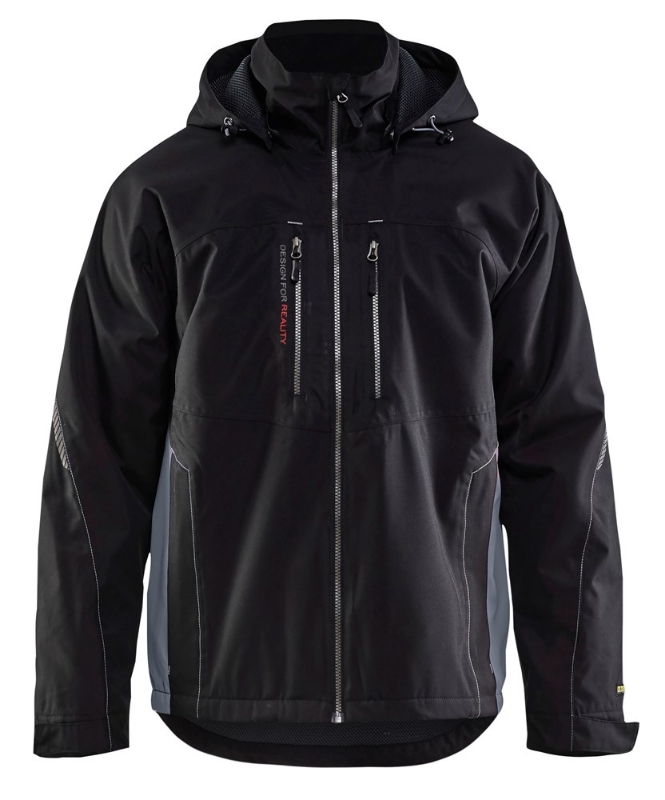 Afbeeldingen van Blåkläder/Lichtgewicht winterjas/4890/Zwart/Grijs/XXXL