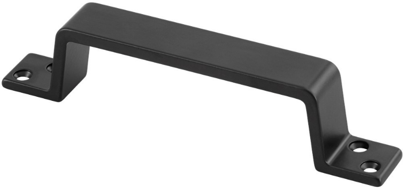 Afbeeldingen van Greep 150mm opschroevend mat zwart