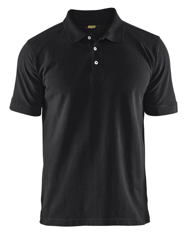 Afbeeldingen van Blåkläder/Poloshirt piqué/3324/Zwart/M