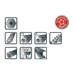 Afbeeldingen van Pica 10st 559 Dubbel potlood rood/blauw 17,5c