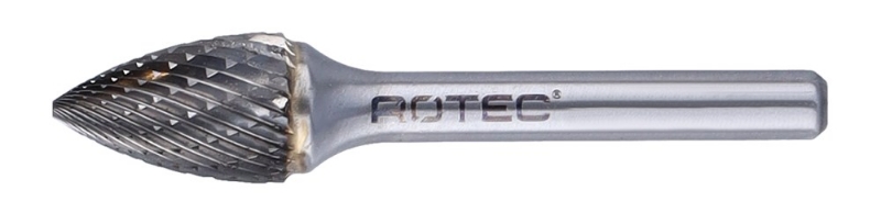 Afbeeldingen van HM-Stiftfrees, model G, Z6 / Kruisvertand / ø6x18x50xø6