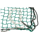 Afbeeldingen van Konvox Aanhangwnet met hoeklus en elastiek 2x4m Groen