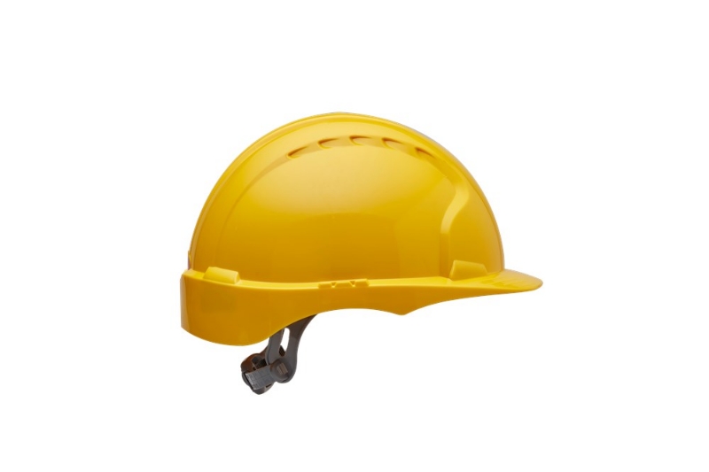 Afbeeldingen van Helm AJF170 EVO3 Mid Draaiknop Vented geel