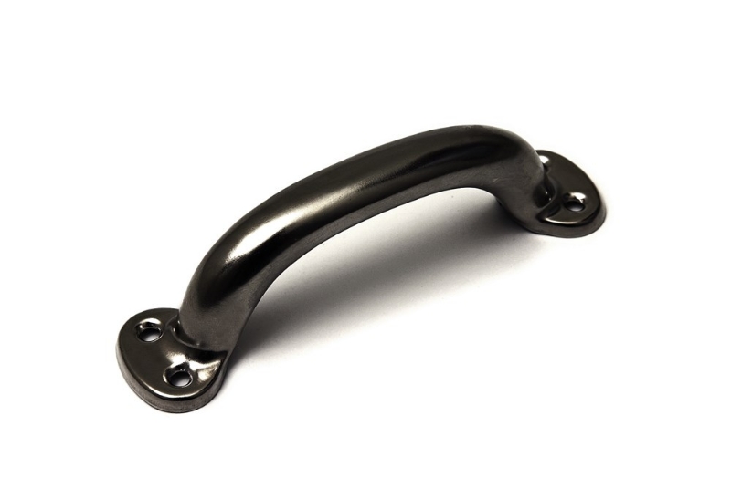 Afbeeldingen van Holle greep 125 mm vernikkeld