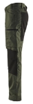 Afbeeldingen van Blåkläder/Service werkbroek stretch/1459/Army Groen/Zwart/C50