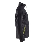 Afbeeldingen van Blåkläder/Softshell Jack/4950/Zwart/High Vis Geel/L