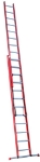 Afbeeldingen van 4Tecx Reformladder 2-delig aluminium 2 x 14 m