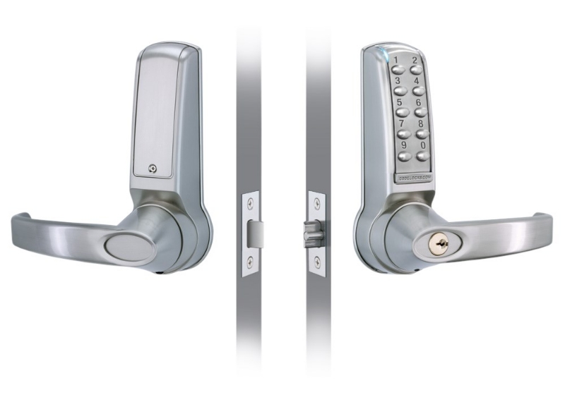 Afbeeldingen van Codeslot elektronisch met kruk inbouw