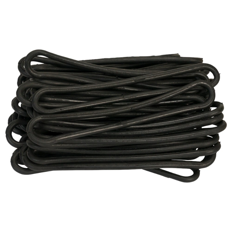 Afbeeldingen van Konvox Spanrubber 20cm zwart doos à 100 st