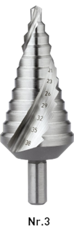 Afbeeldingen van HSS Trappenboor Nr.3 / ø6-38