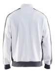 Afbeeldingen van Blåkläder/Sweatshirt lange rits/3351/Wit/Grijs/L