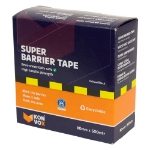 Afbeeldingen van Konvox Afzetband geel/zwart 80 mm x 500 M