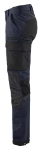 Afbeeldingen van Blåkläder/Service werkbroek met 4-weg stretch/1422/Donker marineblauw/Zwart/C48