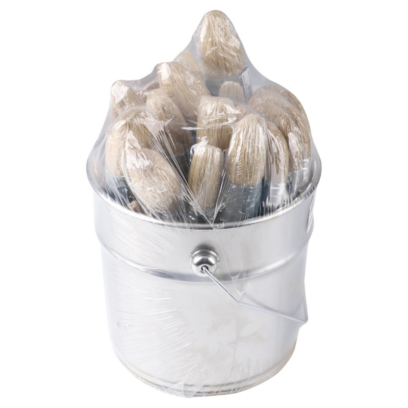 Afbeeldingen van Copenhagen Pro kwastenset, in verzetblik, wegwerp kwasten, 25-delig, assorti.