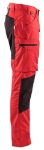 Afbeeldingen van Blåkläder/Service werkbroek stretch/1459/Rood/Zwart/C48