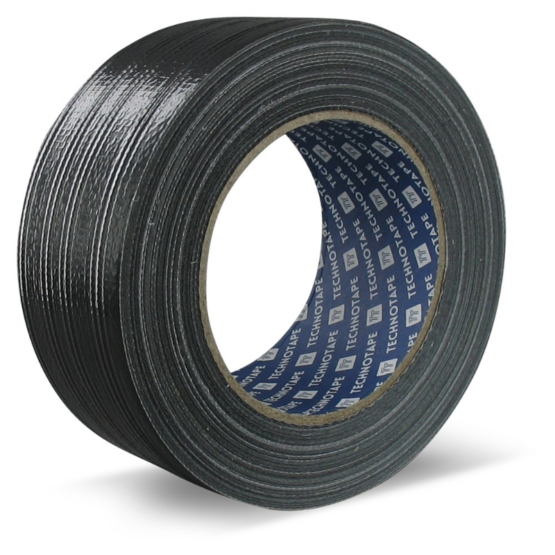 Afbeeldingen van Ducttape 320 Universal 50 mm x 50 m (S) zwart TT-Kern TT-doos TT-GTIN
