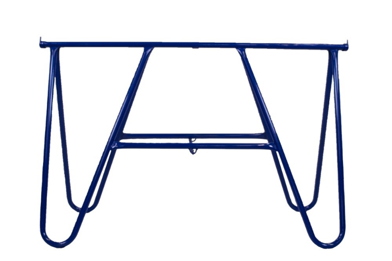 Afbeeldingen van Klapschraag 600x1140 blauw gemoffeld, buis: 20x1.2