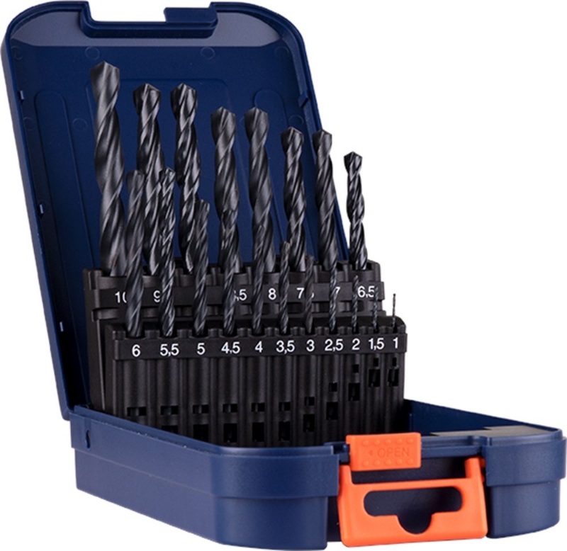 Afbeeldingen van Spiraalborenset '100', DIN338, type N, 19-dlg