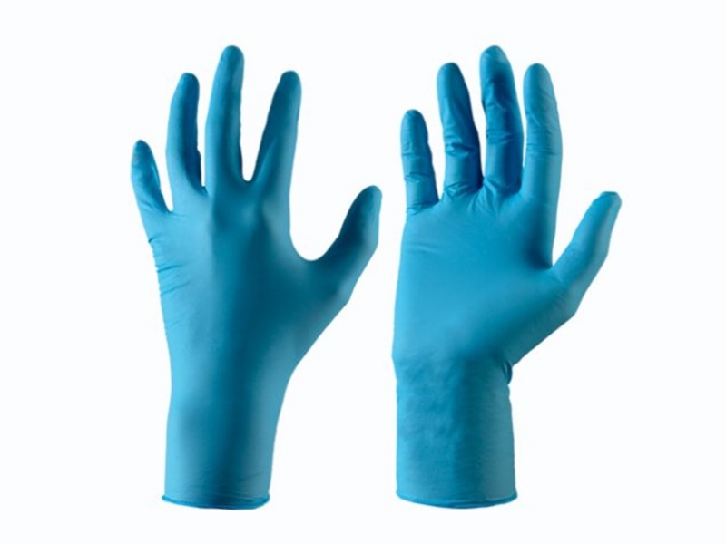 Afbeeldingen van Handschoen Glovdisp 450 blauw, Nitril, Ongepoederd, My-T-Gear, lengte 23 cm., 08, a 100 st