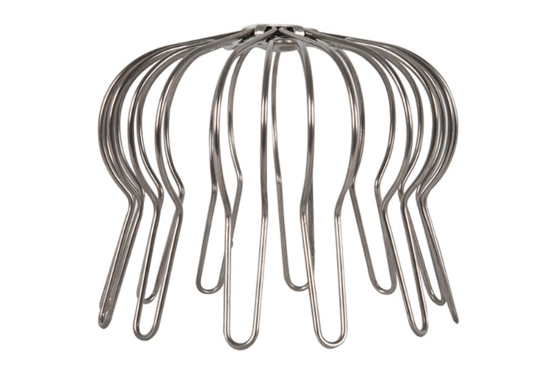 Afbeeldingen van Boldraadrooster ø 110-130mm RVS