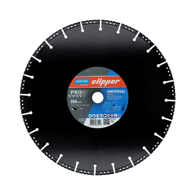 Afbeeldingen van DIAMANTZAAG PRO UNIVERSAL DUCTILE 350X25,4