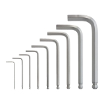 Afbeeldingen van Inbussleutel set kort (9-delig)