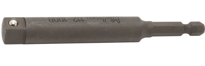 Afbeeldingen van 1/4" aansluitstuk tbv. 3/8" dop L=50mm