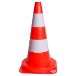 Afbeeldingen van Konvox Kegel 50 cm oranje wit