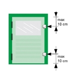 Afbeeldingen van AXA 3012-oplegslot/silverline