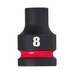 Afbeeldingen van Shockwave™ dop Hex 1/2 kort 8mm-1pc