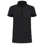 Afbeeldingen van Poloshirt Premium Naden Dames Black XXL