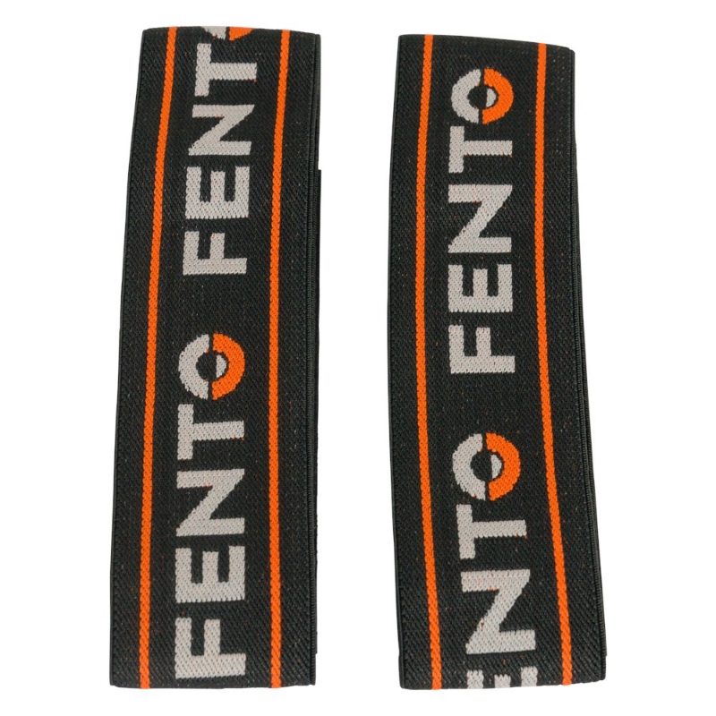 Afbeeldingen van Set elastieken met klittenband voor kniebesch